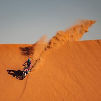 Nacho Cornejo sigue metiendo presión y solo un segundo separa a los dos primeros del Dakar en moto