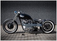 Triumph TR6 Bobber del 68, The Trumpet, arte sobre ruedas 