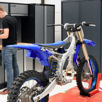 Una Yamaha YZ250F eléctrica de motocross con batería intercambiable podría ser el resultado final de este proyecto