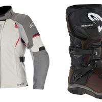 Botas Alpinestars Corozan para ellos y chaquetas Ares de aventura para ellas, lo mejor para el invierno