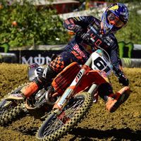 ¡Histórico! Jorge Prado gana su primer MXGP tras acabar segundo en las dos mangas de Faenza