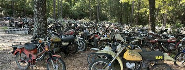 4.000 motos clásicas japonesas tiradas en un bosque. El cementerio de motos más bestia del mundo está en Estados Unidos 