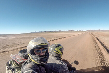 Salt Flats Pillion Selfie