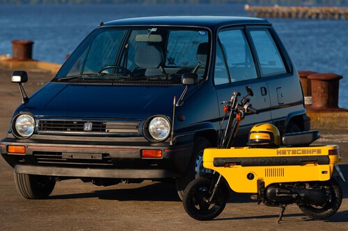 Así fue la Honda Motocompo: una moto plegable mitad scooter y mitad patinete eléctrico que cabía en el maletero de un coche